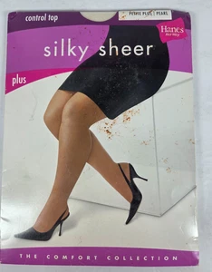 Pantimedias Hanes Silky Sheer PETITE PLUS Pearl Control Top Confort Soporte 51551 - Imagen 1 de 5