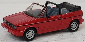 Brekina NEW HO 1/87 Scale VW Volkswagen Golf I Cabriolet in Red Finish - Picture 1 of 5