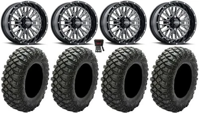 ITP Momentum 14" Wheels Milled 28" Crawler XR Tires Sportsman 550 850 1000 - Image 1 of 4