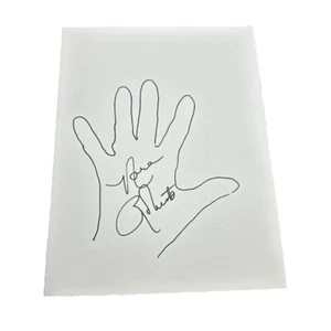 Nora Roberts Signed 9x12” Hand Tracing! NY Times Bestselling Romance Book Author - Picture 1 of 1