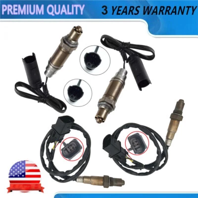 4 peças sensor de oxigênio upstream + downstream para 2002 2003 2004 2005 BMW 745I 4.4L V8 - Imagem 1 de 4