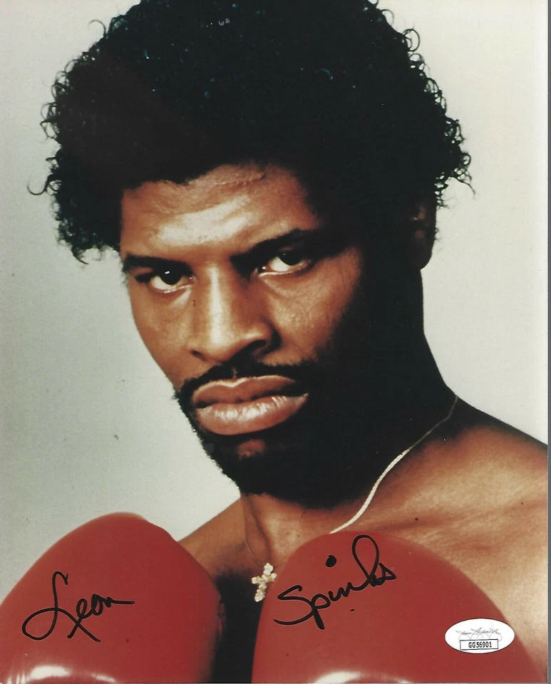 Leon Spinks Autographed 8x10 Photo #2 JSA COA BUF - Image 1 of 1