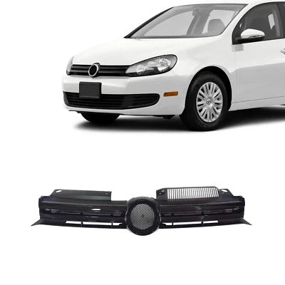 For 2011 2012 2013 2014 Volkswagen Jetta Sedan Front Sport Black Grille Foto 1 de 4