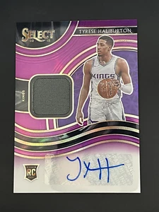 2020 Select Rookie RC Jersey Autographs Tyrese Haliburton RPA /99 Patch Auto - Picture 1 of 10