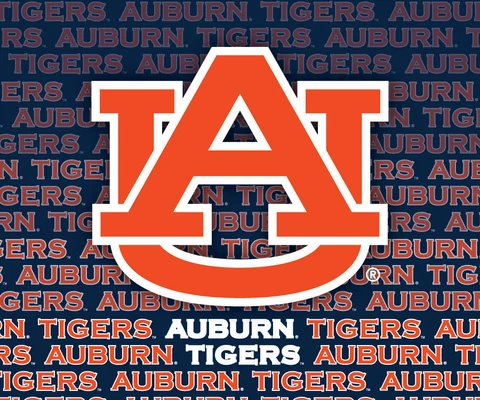AUBURN 5"X 6" REPEAT DESIGN MAGNET-AUBURN TIGERS CAR MAGNET-NEW FOR 2016 Cover