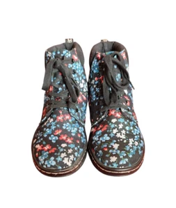 Dr Martens Maelly donna polacchine anfibi floreali nylon antipioggia EU 38 UK 5 - Foto 1 di 10