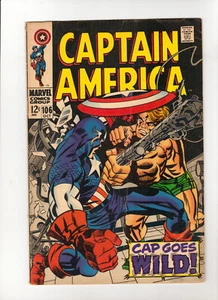 Captain America #106 (1968) fumetto Marvel, ottime condizioni (4.0) - Foto 1 di 2
