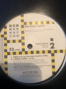 Pet Shop Boys – What Have I Done To Deserve This? / Rent VINYL LP ALBUM Promo - Imagen 1 de 7