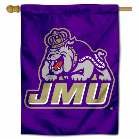 James Madison University Two Sided House Flag Cover