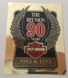 Harley Davidson 90th Anniversary Reunion Sticker Decal 1993 NOS - Picture 1 of 5
