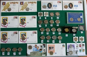 ISLE OF MAN - ONE CROWN Münzen für 10gbp PRO MÜNZE Beschreibung lesen Set Sammlung - Bild 1 von 16