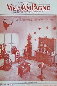 LA VIE à la CAMPAGNE 1954 EXPOSITION HORTICULTURE TURIN PIGEON FABRICATION CIDRE - Picture 1 of 2