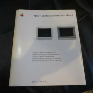 Vintage Apple ColorMonitor Installationsanleitung 1985 - Bild 1 von 1