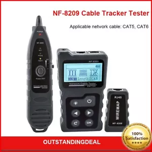 NF-8209 Cable Tracker Tester Network Cable Tester Tool Set For Testing CAT5 CAT6 - Picture 1 of 7