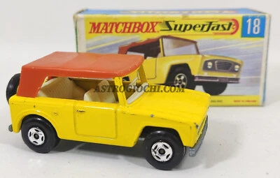 MATCHBOX SUPERFAST LESNEY FIELD CAR 18 INTERNATIONAL VINTAGE 1969 DIECAST IN BOX - Immagine 1 di 4