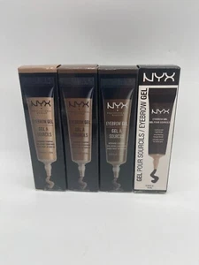 NYX Makeup Eyebrow Gel Waterproof 0.34 oz Choose Your Shade - Picture 1 of 10