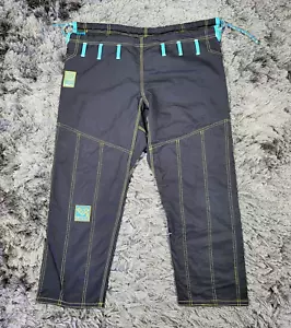 Pantaloni Hypnotik Jiu Jitsu Arti Marziali Adulto A2L Nero Logo Pro Max Gamba Dritta - Foto 1 di 19