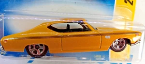 2008 NUOVI MODELLI 1969 CHEVELLE ARANCIONE RUOTE CALDE 1/64 AUTO PRESSOCAST - Foto 1 di 7