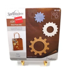 New Spellbinders Contour Steel Rule Die Gears #SR-033 Crafting Supplies - Picture 1 of 7