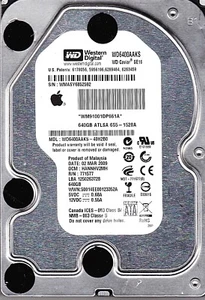 FOR DATA RECOVERY WD WD6400AAKS-40H2B0 dcm: HANNHV2MH SATA BAD SECTOR 4102 - Picture 1 of 2