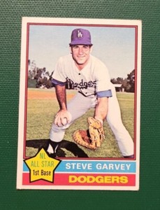 STEVE GARVEY 1976 TOPPS VINTAGE BASEBALL CARD #150 - DODGERS