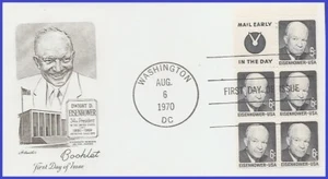 USA5 #1393b U/A ARTMASTER FDC BKLT5 Dwight D. Eisenhower - Picture 1 of 1