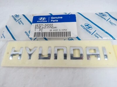 HYUNDAI AZERA SONATA 2006-2010 EMBLEMA PARA MALETERO TRASERO PLACA DE IDENTIFICACIÓN ORIGINAL OEM Foto 1 de 3