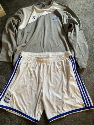 Birmingham City Football Club Training Gear Long Sleeve Top And Shorts, Xxl - Image 1 of 4