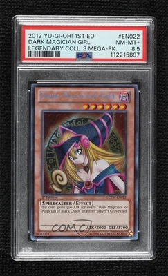 Ragazza Mago Oscuro 1° Ed. YuGiOh Collezione Leggendaria 3 Mega-Pack PSA 8.5 - Immagine 1 di 3