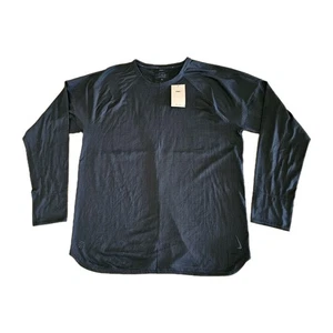 Nike Yoga Men's Dri-FIT Crew Top (Black/Black, FB7775-010) Size XL - Picture 1 of 13