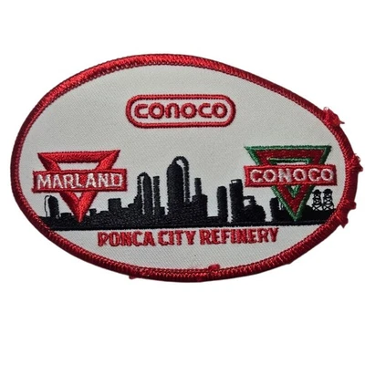 Uniforme de colección Conoco Patch Ponca City refinería de petróleo marland gas Oklahoma Foto 1 de 4