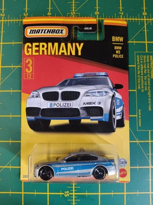 MATCHBOX 2021 GERMANY SERIES - BMW M5 POLICE 3/12 - Image 1 of 2