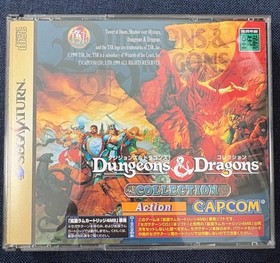 SEGA SATURN Dungeons & Dragons Collection Japanese version boxed Tested