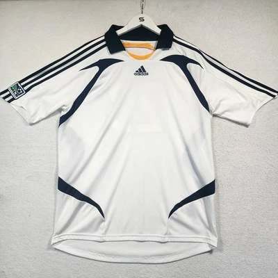 Camiseta LA Galaxy David Beckham Adulto Grande L Blanca Adidas 2006-2007 Fútbol MLS Foto 1 de 4