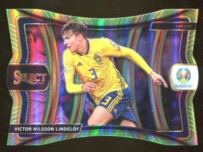 VICTOR NILSSON LINDELOF 2020 Select EURO #147 Mezzanine Lime Green Prizm 047/149 - Image 1 of 3