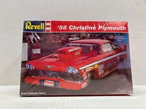 VINTAGE REVELL 1/25 SCALE 1958 CHRISTINE PLYMOUTH SEALED MODEL KIT - Picture 1 of 5