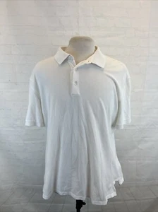 SPRING/SUMMER Ermenegildo Zegna Men's White Solid Polo Shirt SIZE XXL $795 - Picture 1 of 11