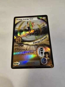ORANGE ENERGY TOSS FOIL DBZ DRAGON BALL Z - Picture 1 of 1