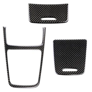 Carbon Fiber Central Control Panel Cover For Mercedes Benz A Class CLA GLA 13-18 - Picture 1 of 7