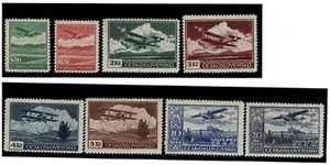 LEER DESCRIPCIÓN Stamps sellos Checoslovaquia 1930 yvert Aereo 10/17 aviación - Imagen 1 de 2