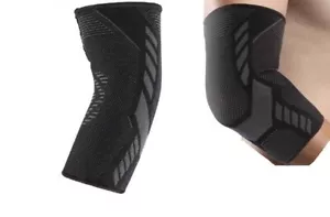 Copper Elbow Brace Compression Support Sleeve Arthritis Tendon Joint Pain Wrap - Picture 1 of 5