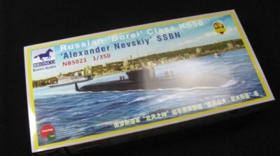 BRONCO NB5023 1/350 Russian ‘Borei’ Class K550 ‘Alexander Nevskiy’ SSBN - Image 1 of 2