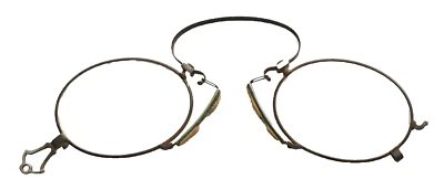 PINCHE ANTIGUO ORIGINAL, PINCE NEZ NARIZ CLIP LIGERO AUMENTO GAFAS DE LECTURA Foto 1 de 4