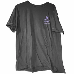 T-shirt BSA grigia maniche corte Troop 233 Charlotte, nc nome sulla manica XL TS-284 - Foto 1 di 6