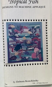 Critter Pattern Works Tropical Fish Quilt Pattern Appliqué Fish Turtles Seaweed - Picture 1 of 5