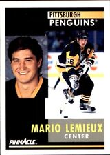 Mario Lemieux PITTSBURGH PENGUINS 1991-92 Pinnacle #1 Score