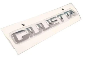 Scritta Logo Posteriore Per Alfa Romeo Giulietta Cromo Lucido Fregio adesivo - Foto 1 di 4