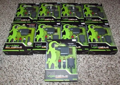 Lot of 9 KMD Xbox 360 VGA Cables 6ft Brand New / Fast Shipping - Image 1 of 2