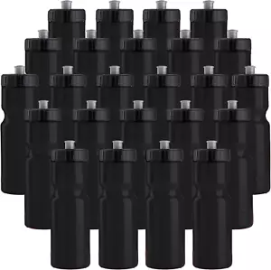 Bulk Water Bottles | 24 Pack Sports Bottle | 22 Oz. Bpa-Free Easy Open with Pull - Picture 1 of 12