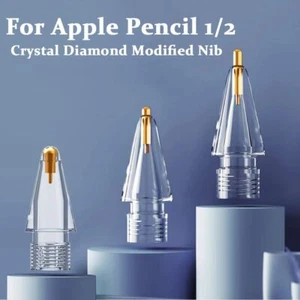 Touchscreen Pen Transparent For Apple Pencil Tip Spare Nib Replacement Tip - Photo 1/14